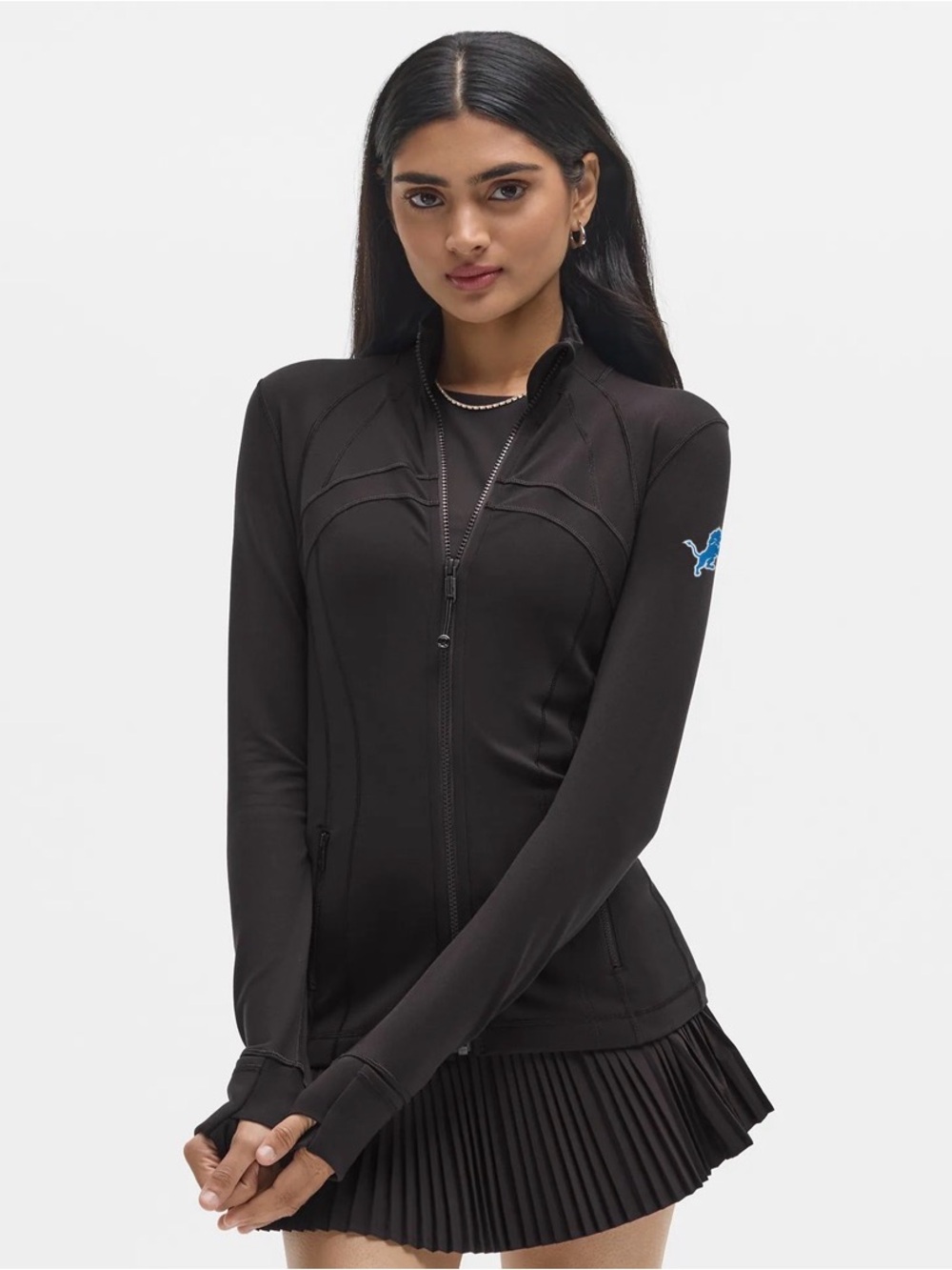 NWT Lululemon x NFL Detroit Lions Define Jacket Luon Black Size 4